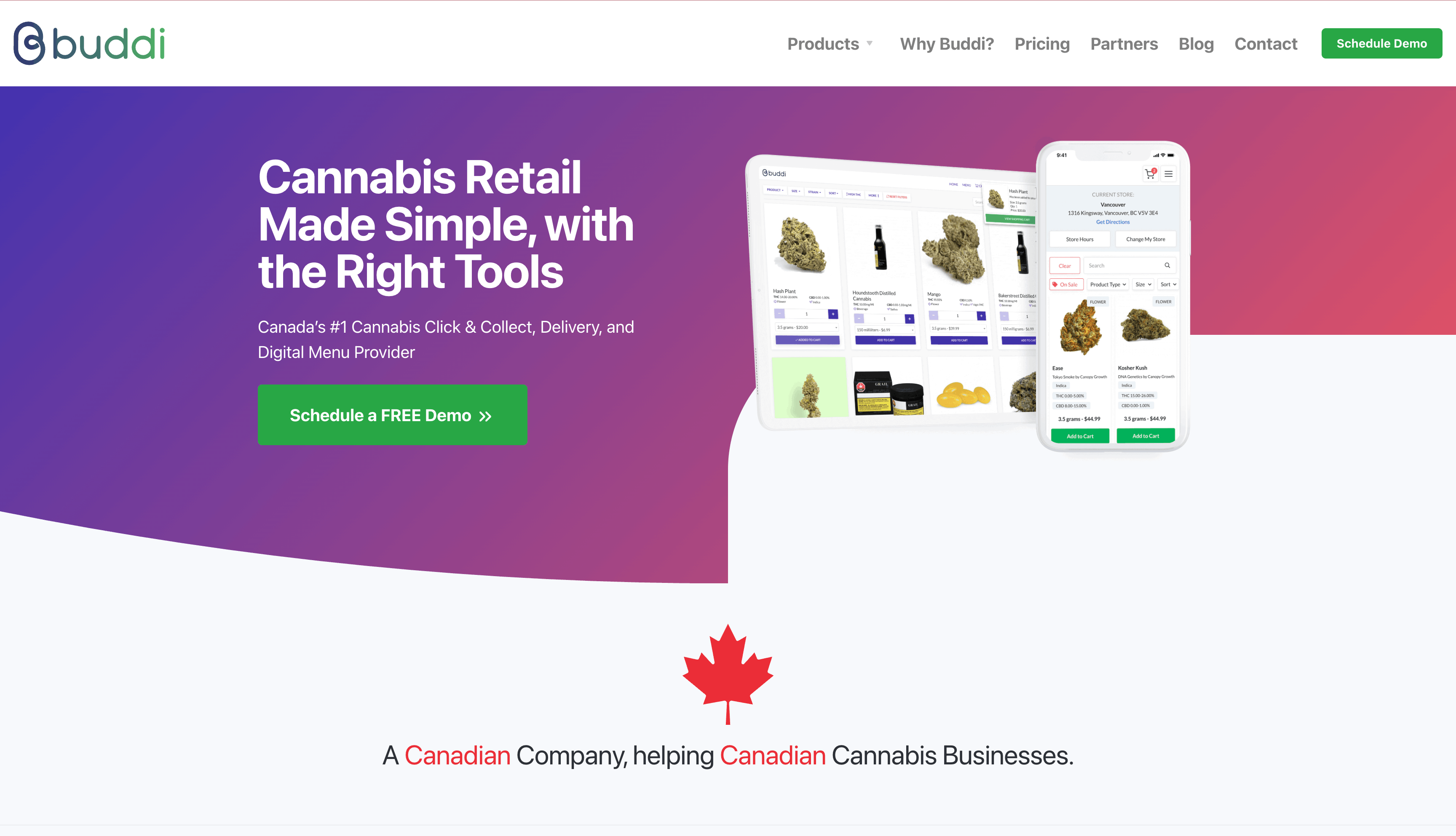 Buddi β All-in-One Cannabis Retail Platform